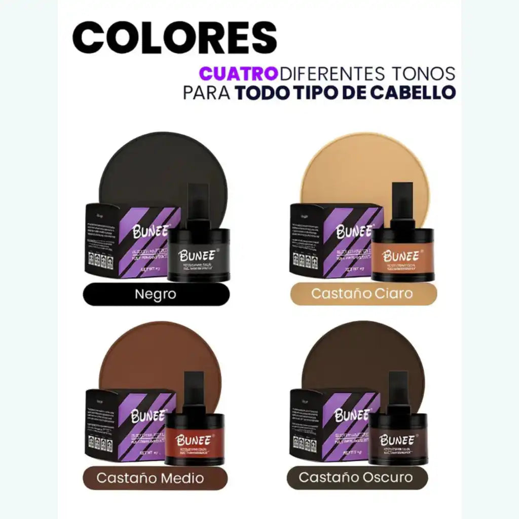 BUNEE® – Polvo Capilar Corrector Profesional Instantáneo