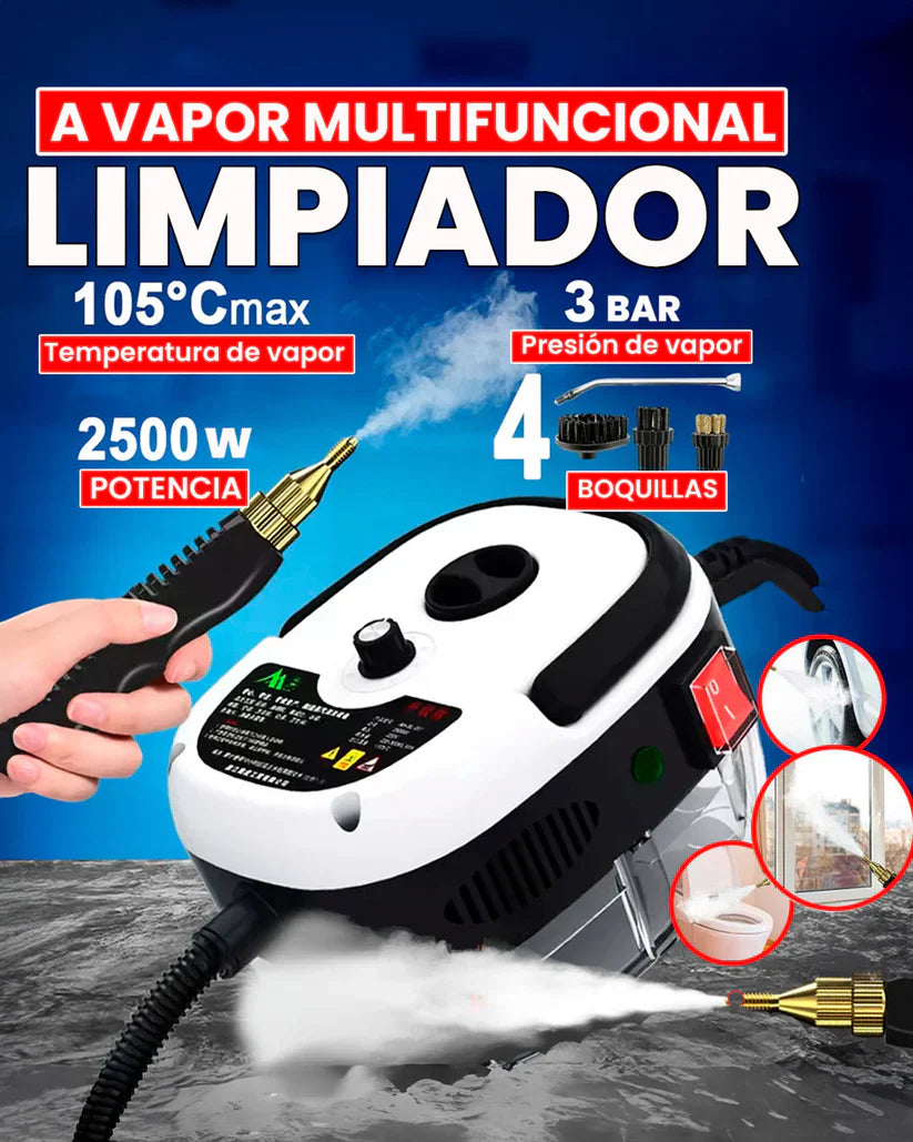 LIMPIADOR A VAPOR🎐🫧 - Sin químicos y desinfección al 99.9%