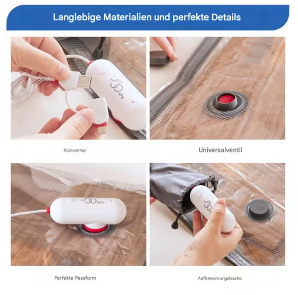 🔥Bolsas de vacío eléctricas USB: ¡ahorre espacio y viaje ligero!