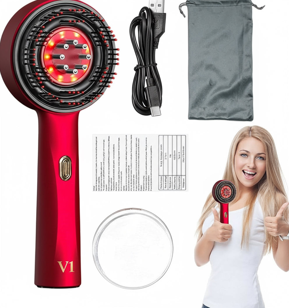 Cepillo Masajeador Capilar – Activa el Crecimiento del Cabello