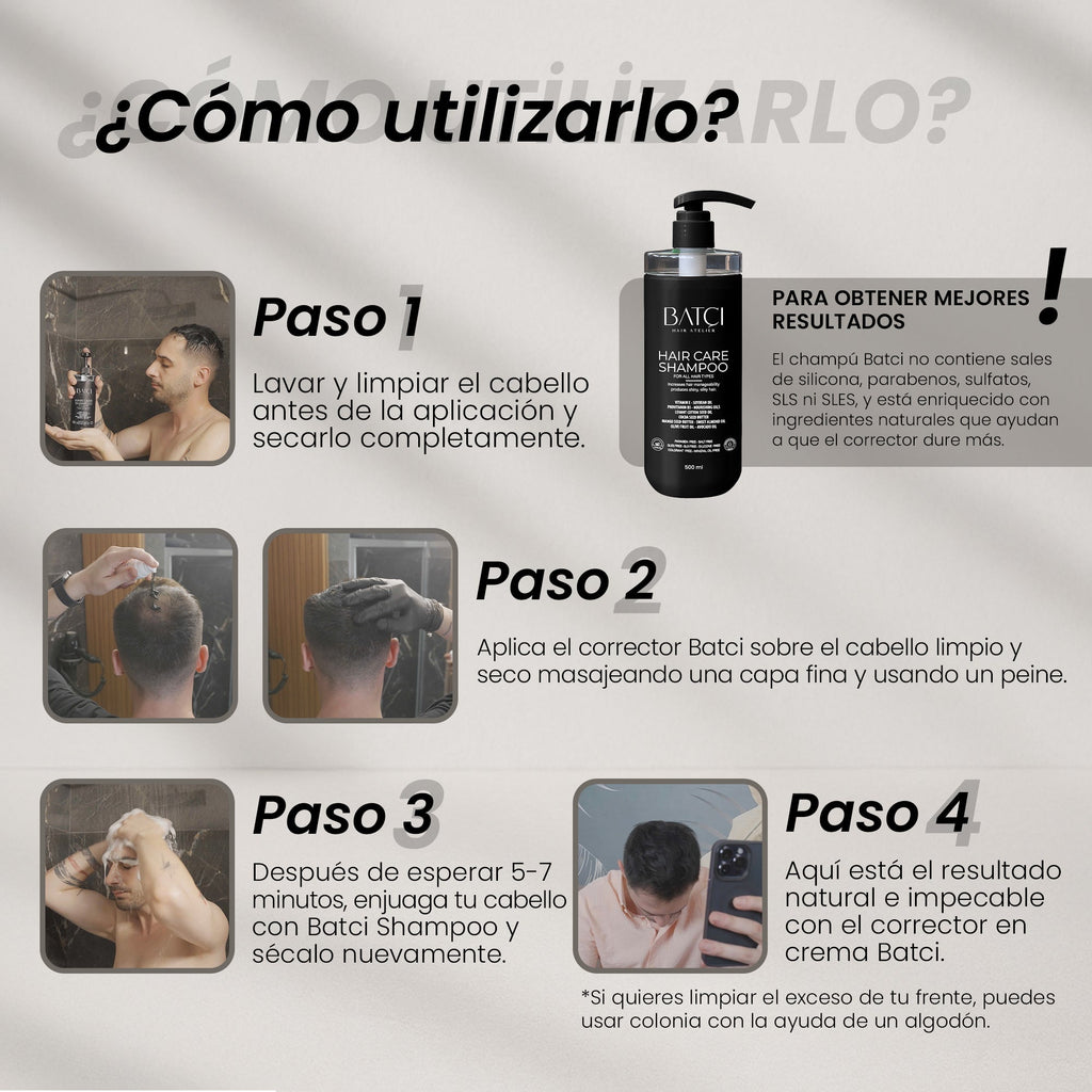 30 ML Batci Crema Líquida Voluminizadora Corrector Capilar