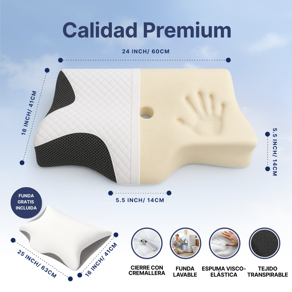 OrthoSleep™ – Almohada Cervical