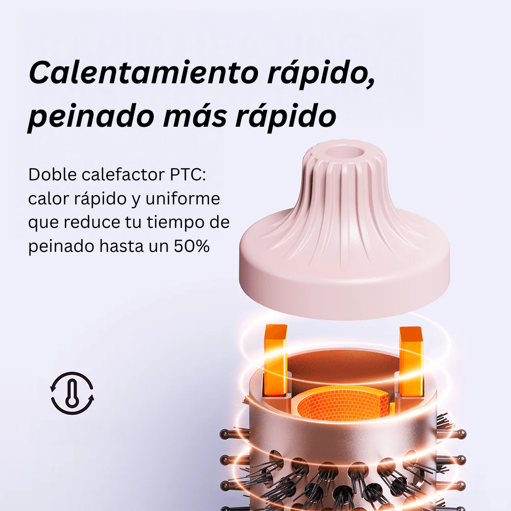 Merraci™ Cepillo Secador 4 en 1 – Secado Rápido y Volumen