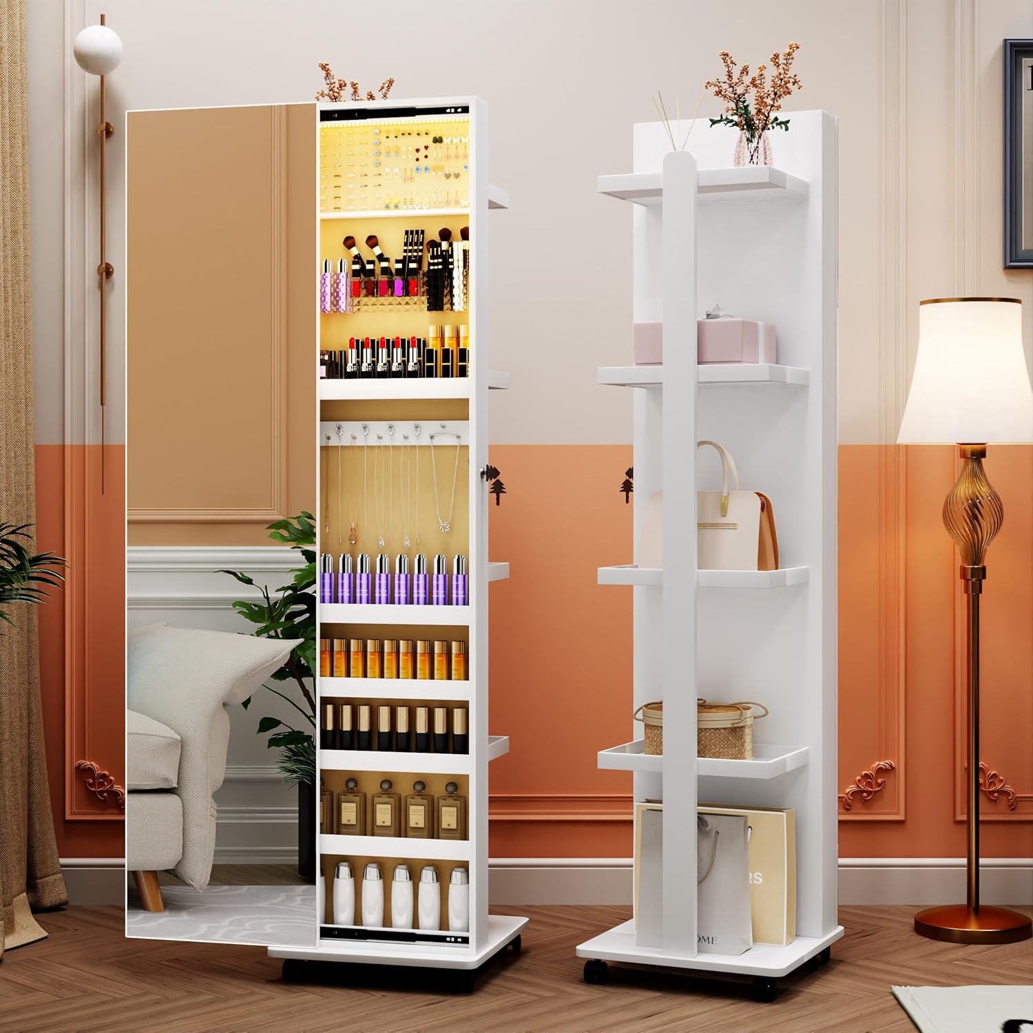 Espejo Elva Beauty Rack