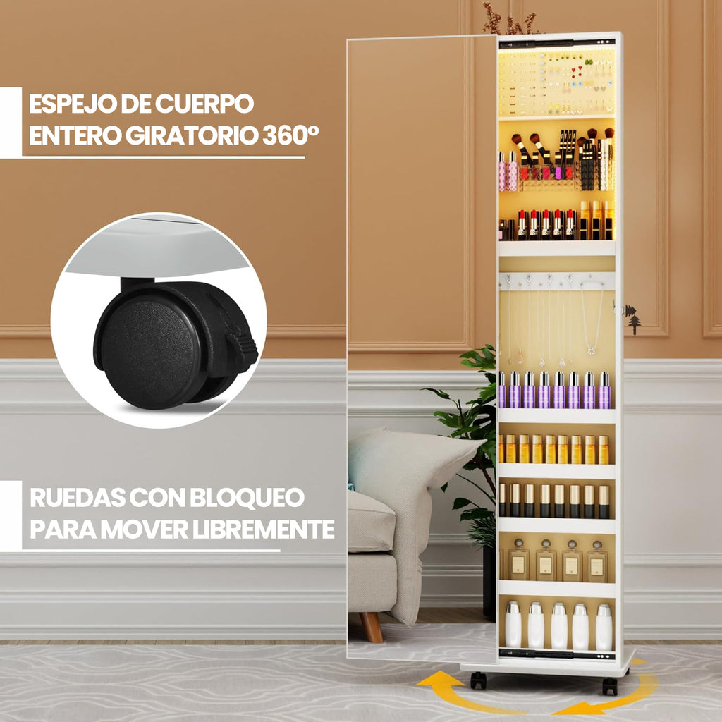Espejo Elva Beauty Rack